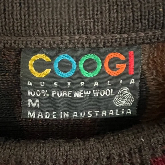 COOGI Vibrant Patterned Crewneck Sweater - Picture 3 of 3